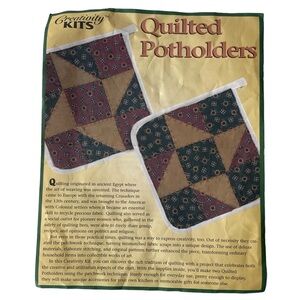 Quilted Potholders Kit by CREATIVITY KITS